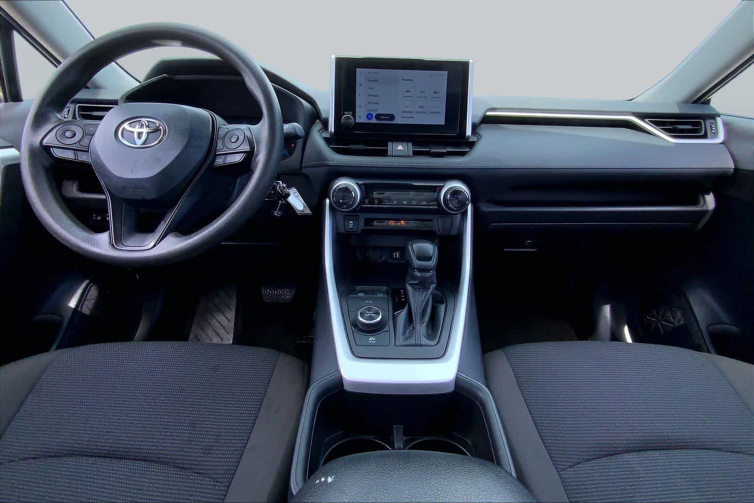 2025 Toyota RAV4 Hybrid LE Midnight Black Metallic at Group 1 Toyota Southwest