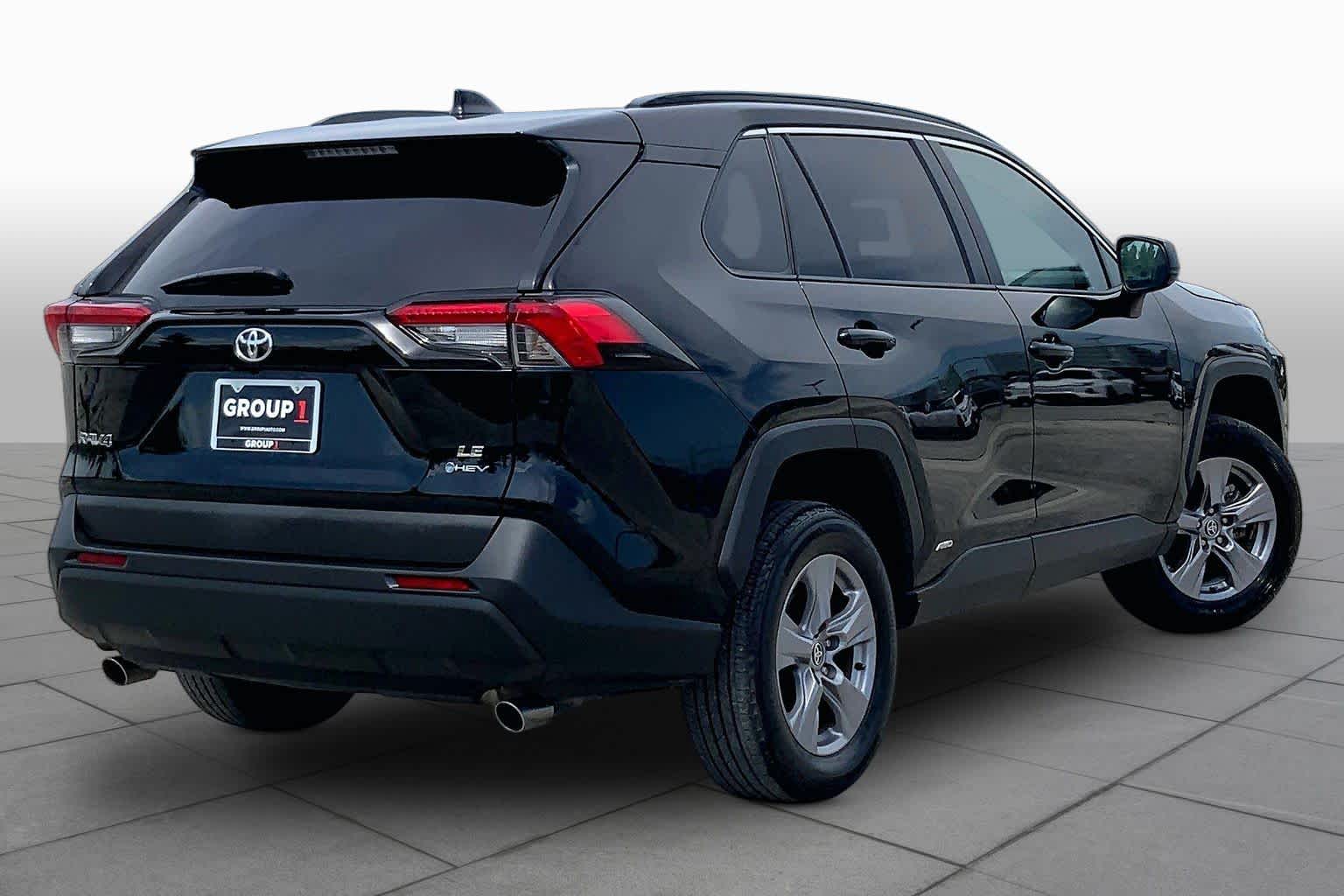 2025 Toyota RAV4 Hybrid LE Midnight Black Metallic at Group 1 Toyota Southwest
