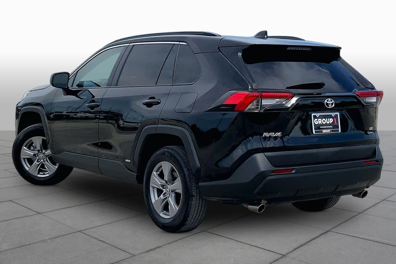 2025 Toyota RAV4 Hybrid LE Midnight Black Metallic at Group 1 Toyota Southwest