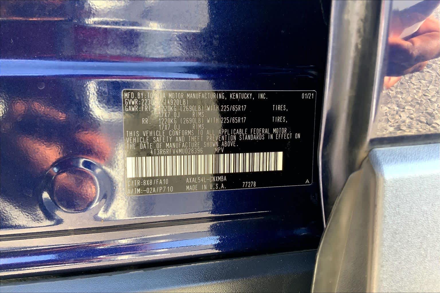2021 Toyota RAV4 Hybrid XLE Blueprint at Group 1 Toyota Southwest