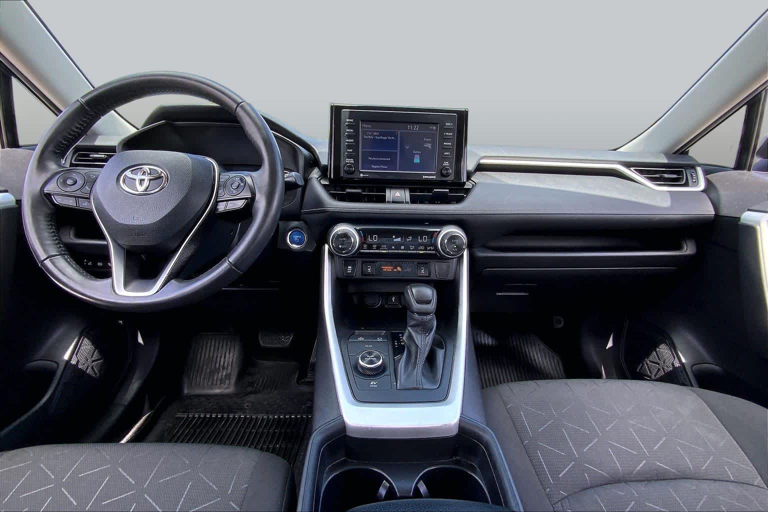 2021 Toyota RAV4 Hybrid XLE Midnight Black Metallic at AutoNation USA Katy