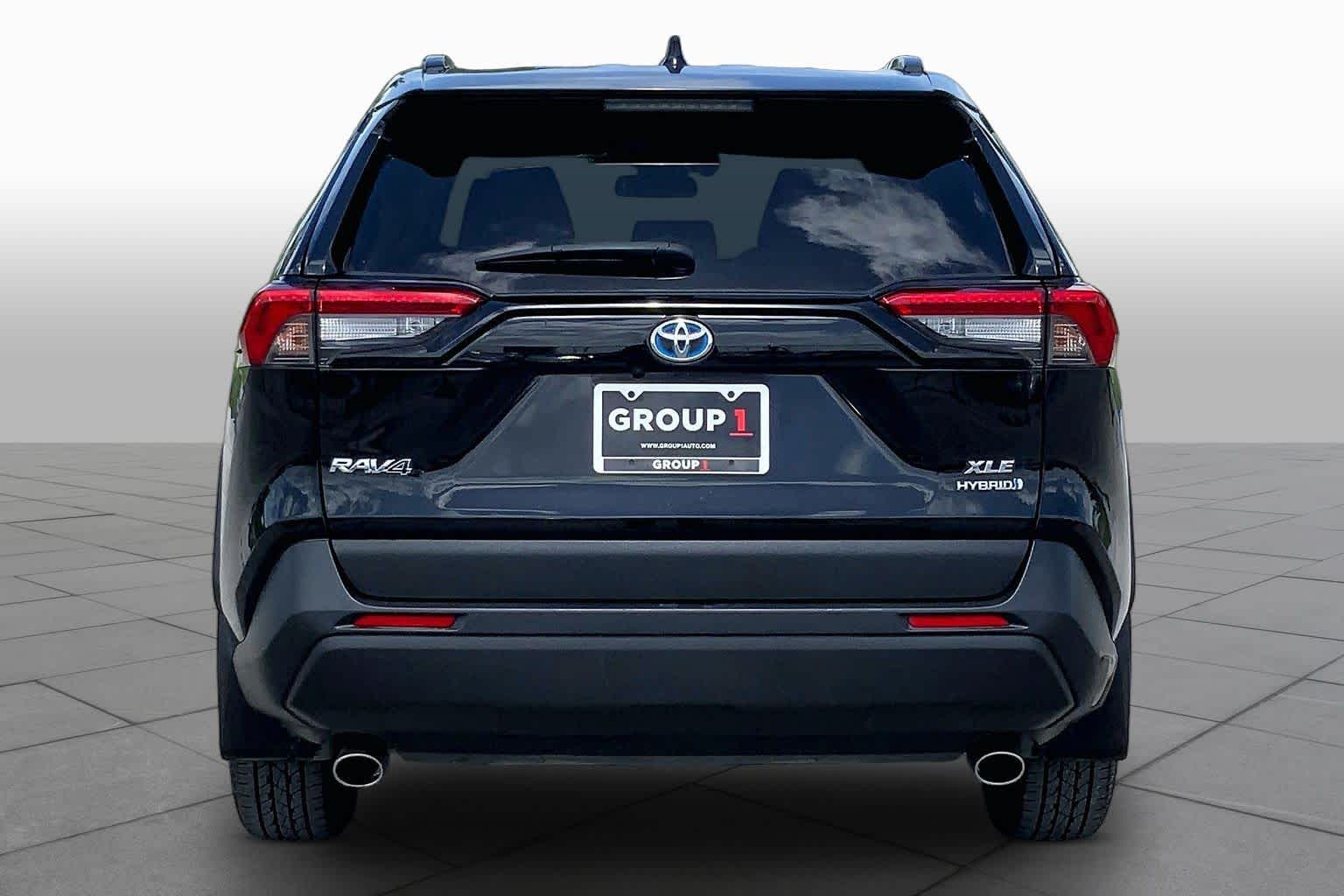 2021 Toyota RAV4 Hybrid XLE Midnight Black Metallic at AutoNation USA Katy