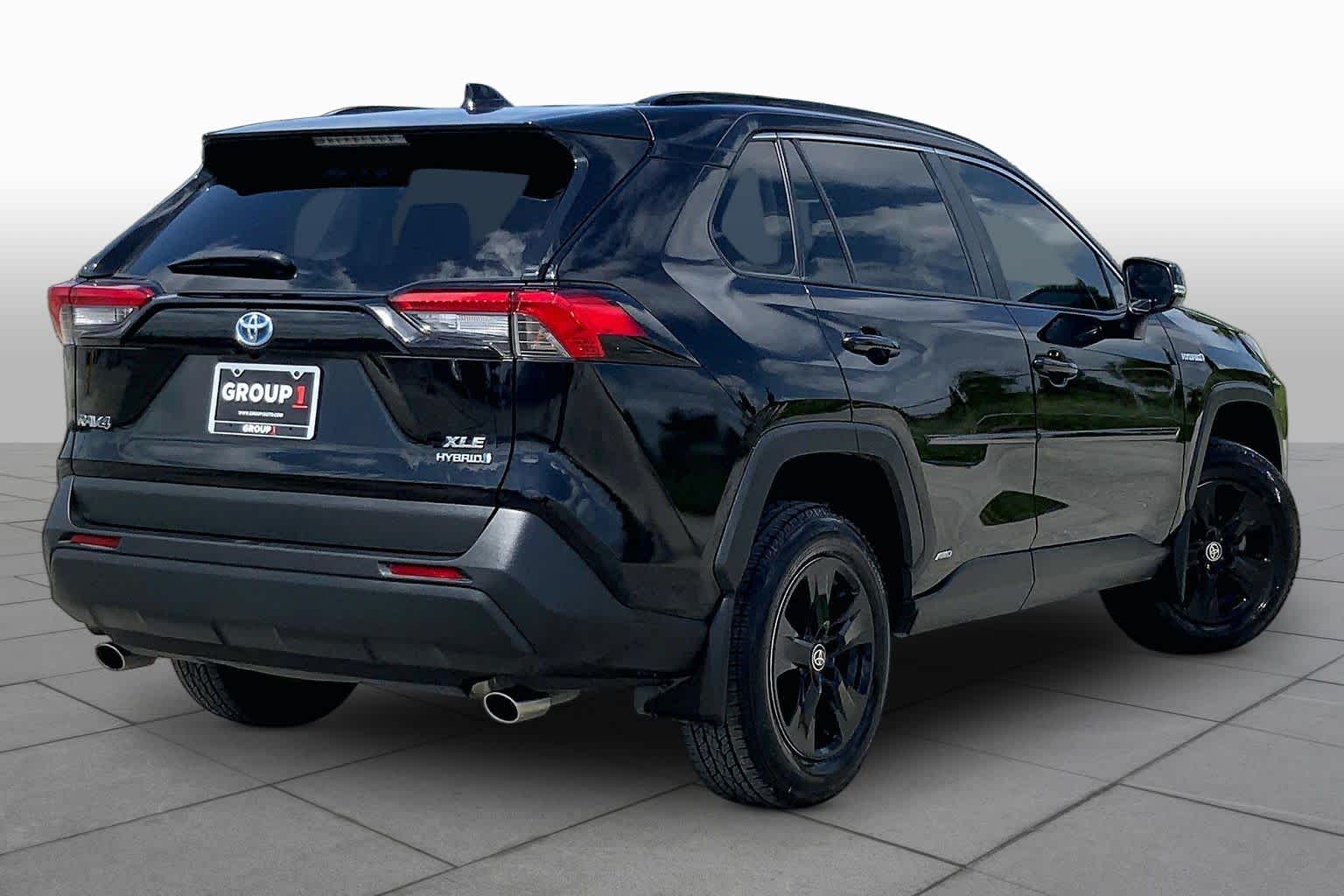 2021 Toyota RAV4 Hybrid XLE Midnight Black Metallic at AutoNation USA Katy