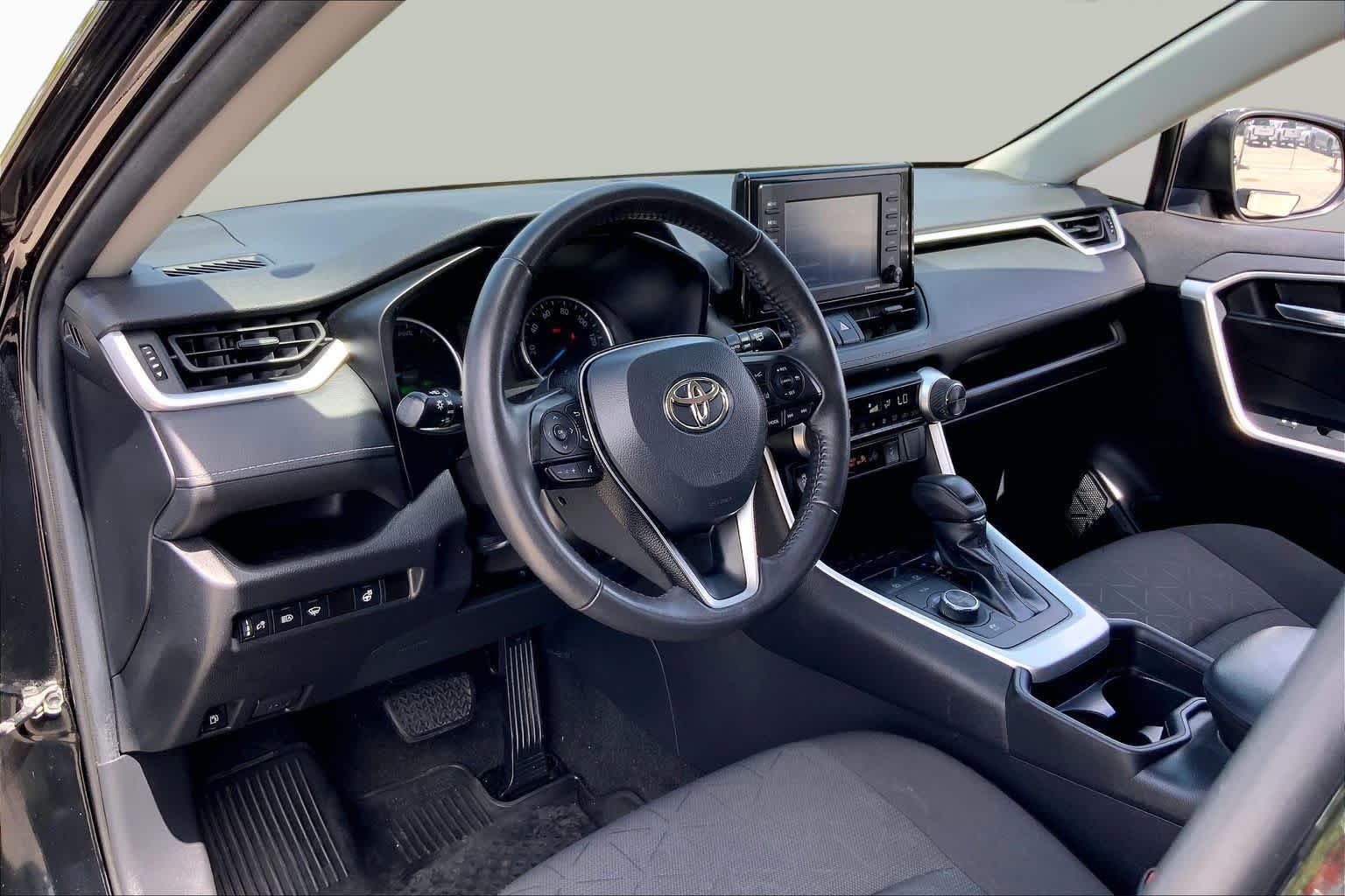 2021 Toyota RAV4 Hybrid XLE Midnight Black Metallic at AutoNation USA Katy