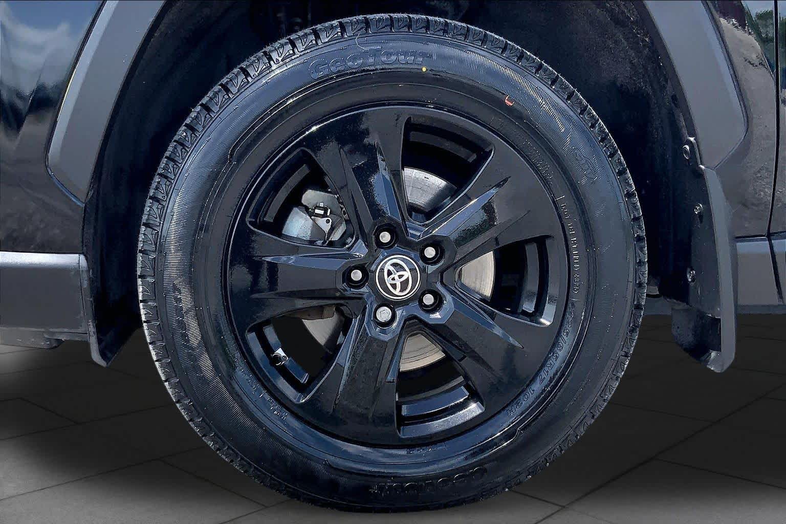 2021 Toyota RAV4 Hybrid XLE Midnight Black Metallic at AutoNation USA Katy