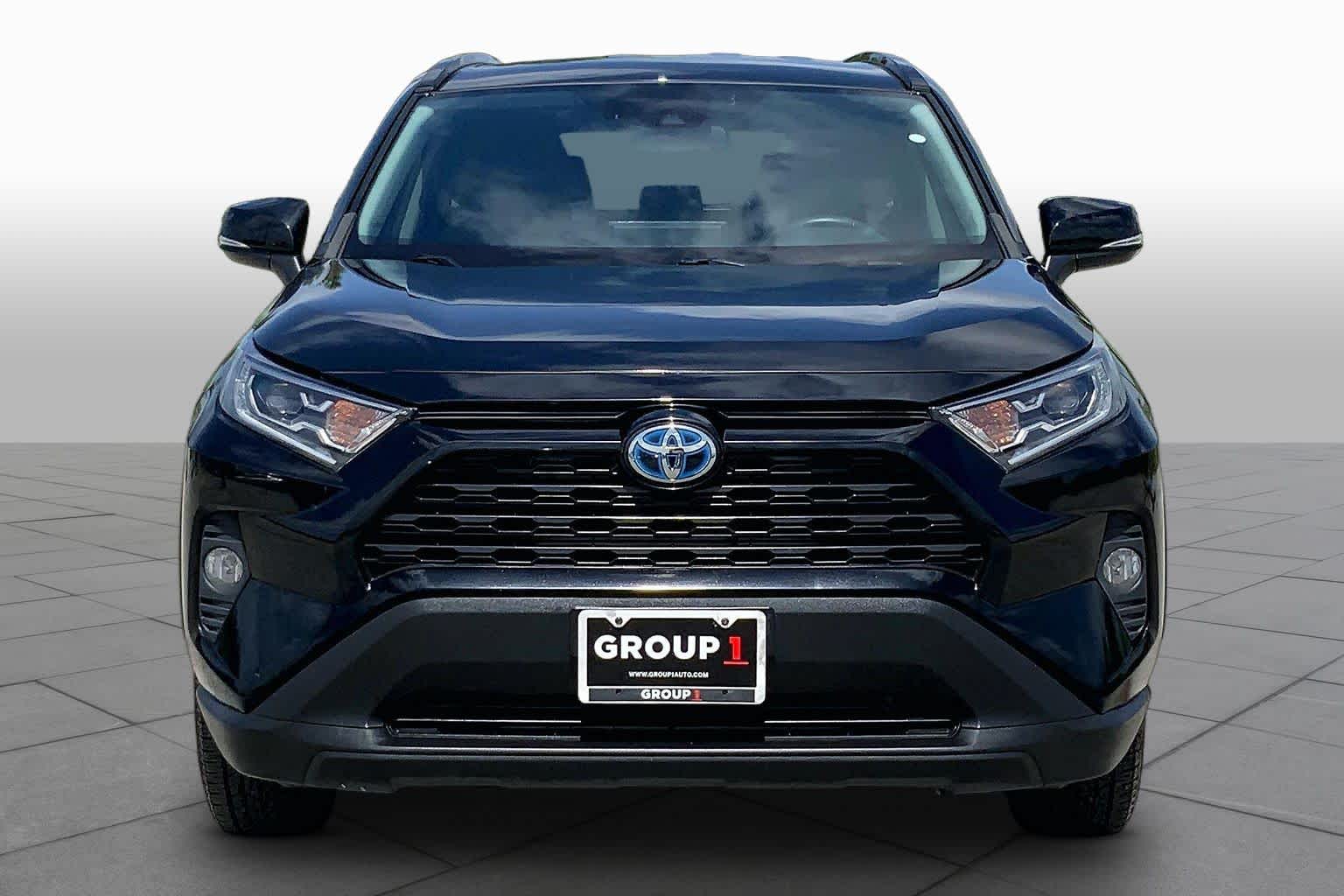 2021 Toyota RAV4 Hybrid XLE Midnight Black Metallic at AutoNation USA Katy