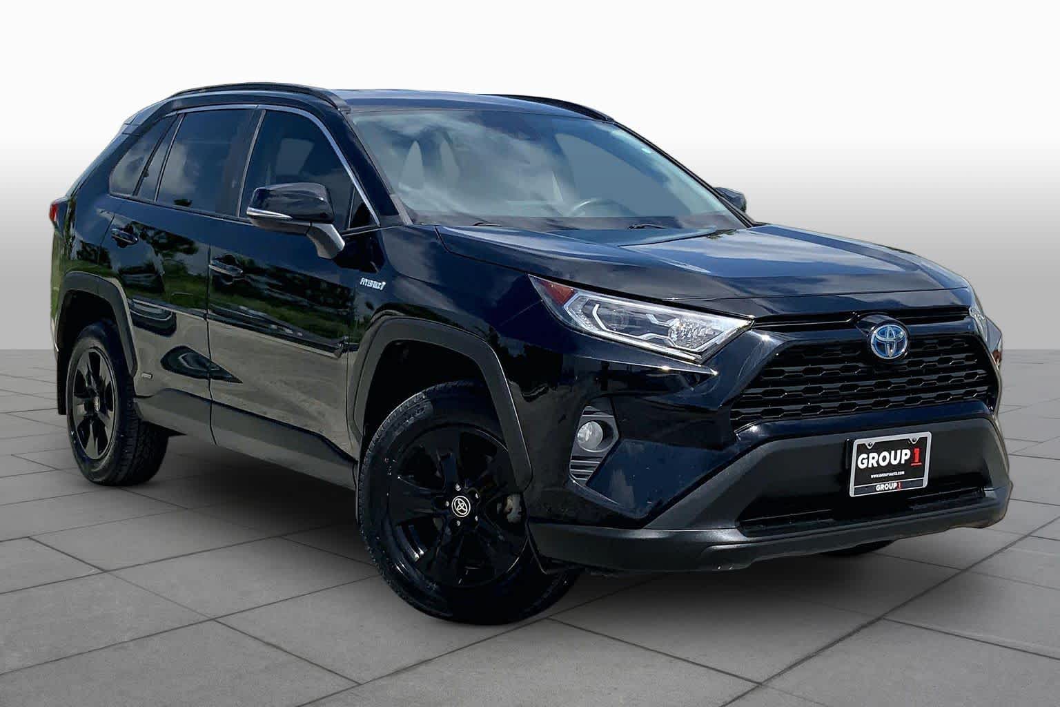 2021 Toyota RAV4 Hybrid XLE Midnight Black Metallic at AutoNation USA Katy