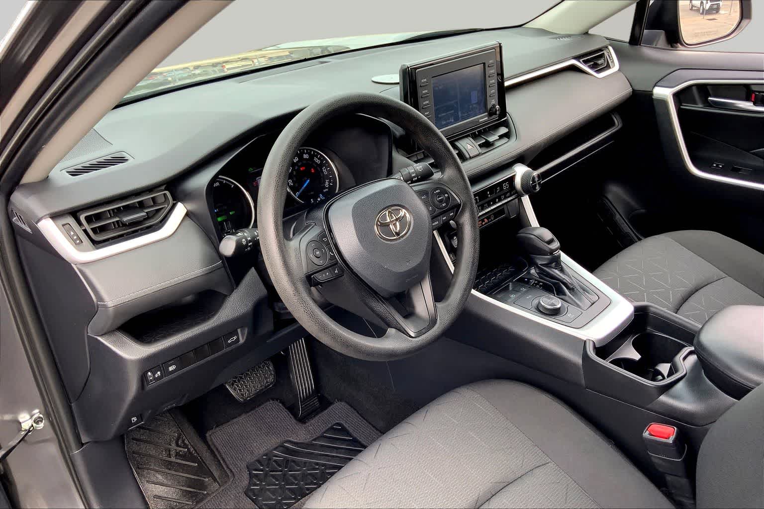 2021 Toyota RAV4 Hybrid XLE Magnetic Gray Metallic at AutoNation USA Katy