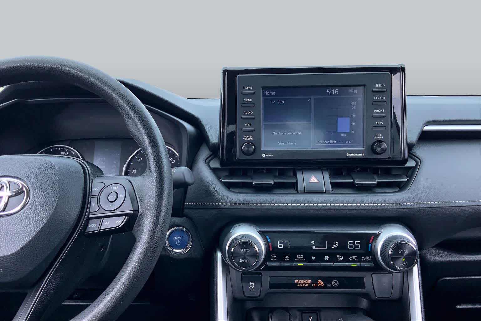 2021 Toyota RAV4 Hybrid XLE Magnetic Gray Metallic at AutoNation USA Katy