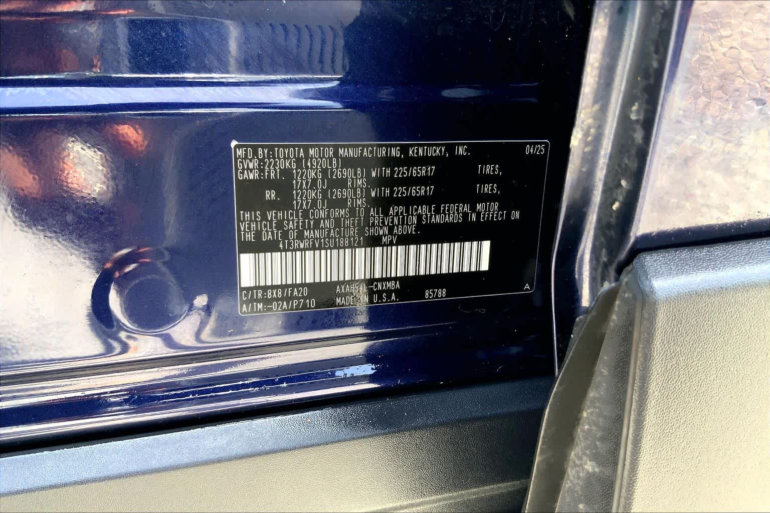 2025 Toyota RAV4 Hybrid XLE Blueprint at Group 1 Toyota Southwest
