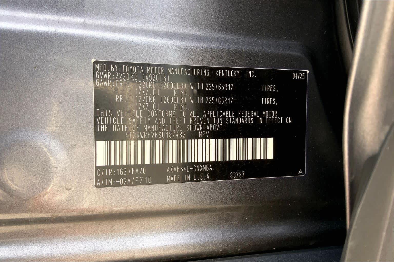 2025 Toyota RAV4 Hybrid XLE Magnetic Gray Metallic at Group 1 Toyota Southwest