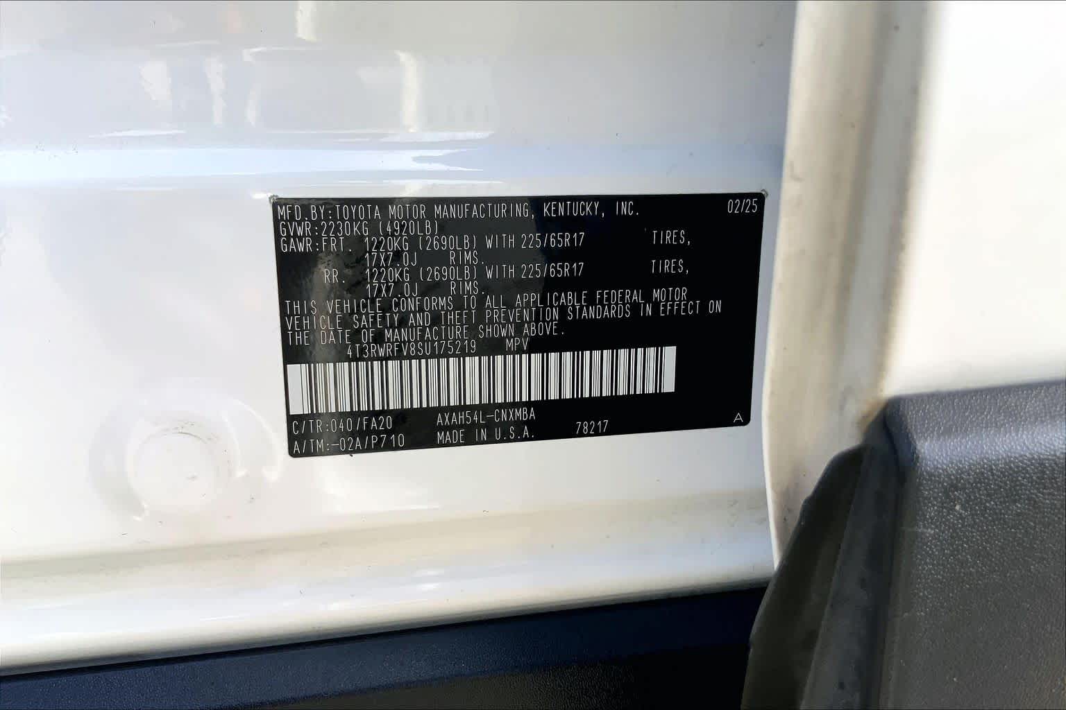 2025 Toyota RAV4 Hybrid XLE Ice Cap at Group 1 Toyota Southwest