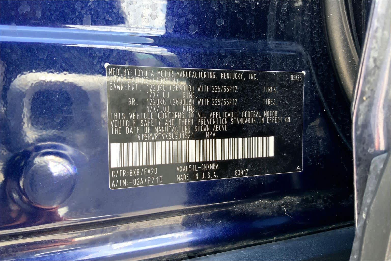 2025 Toyota RAV4 Hybrid XLE Blueprint at Group 1 Toyota Southwest