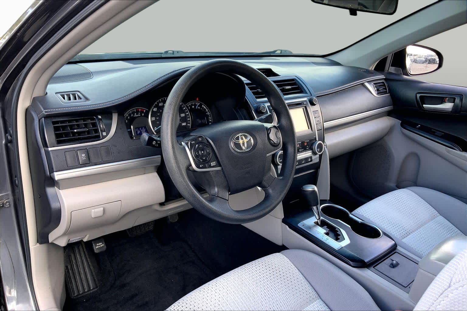 2014 Toyota Camry LE Magnetic Gray Metallic at Group 1 Toyota Southwest