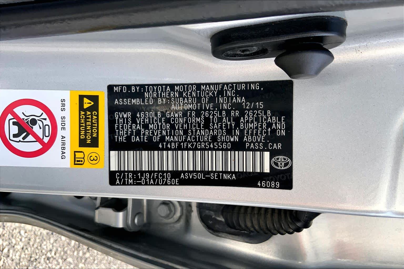 2016 Toyota Camry LE Celestial Silver Metallic at Lexus Southwest Houston