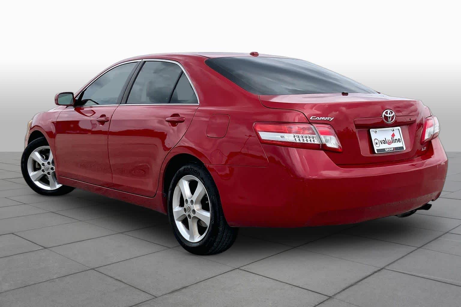 2010 Toyota Camry LE Barcelona Red Metallic at Group 1 Toyota Southwest