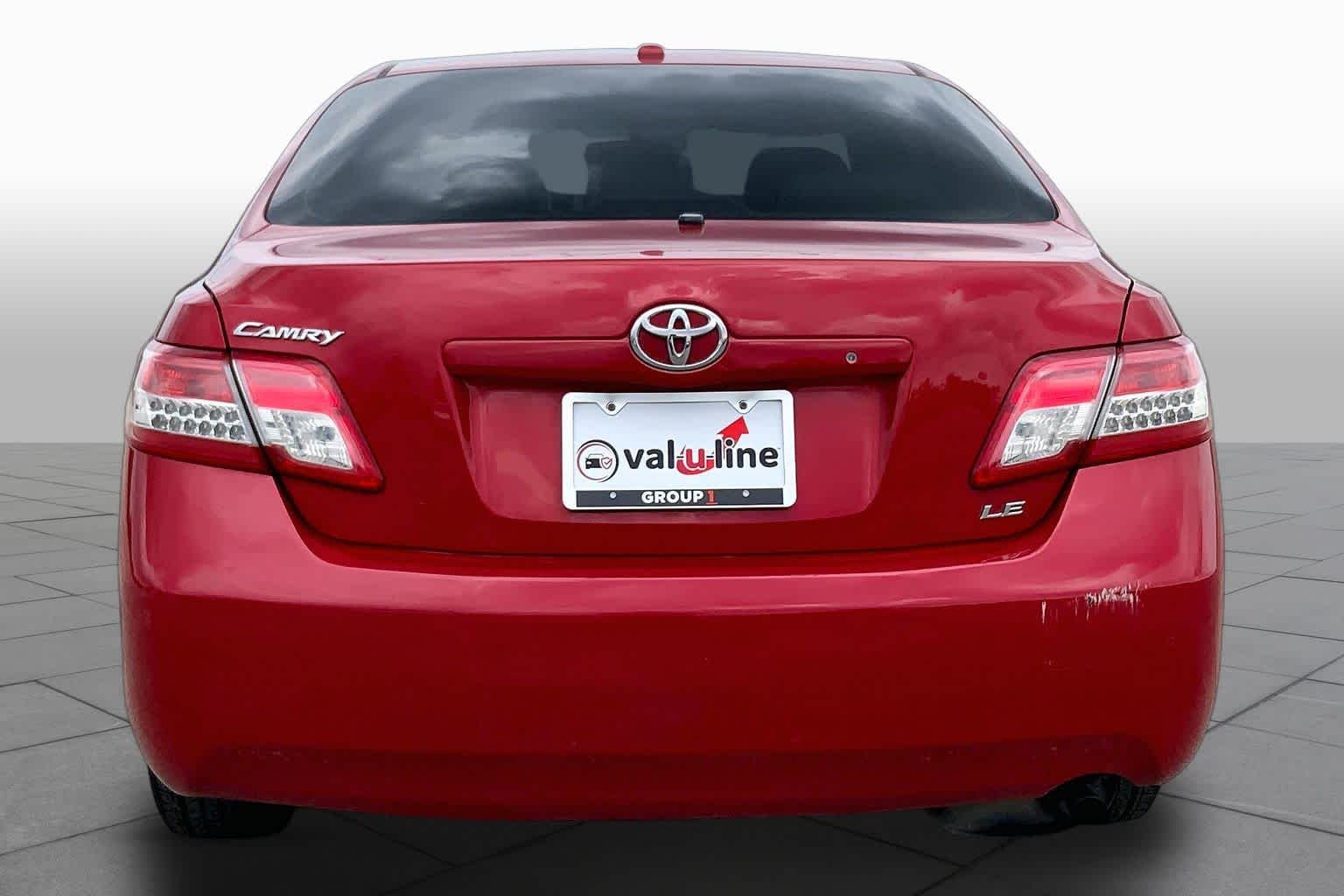 2010 Toyota Camry LE Barcelona Red Metallic at Group 1 Toyota Southwest