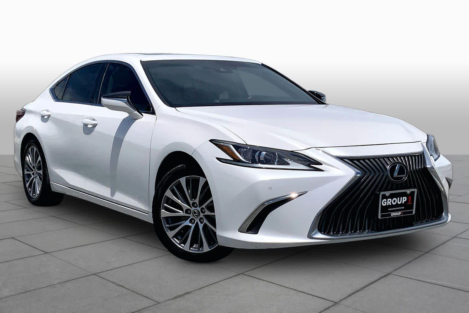 2020 Lexus ES 350  Eminent White Pearl at Group 1 Toyota Southwest