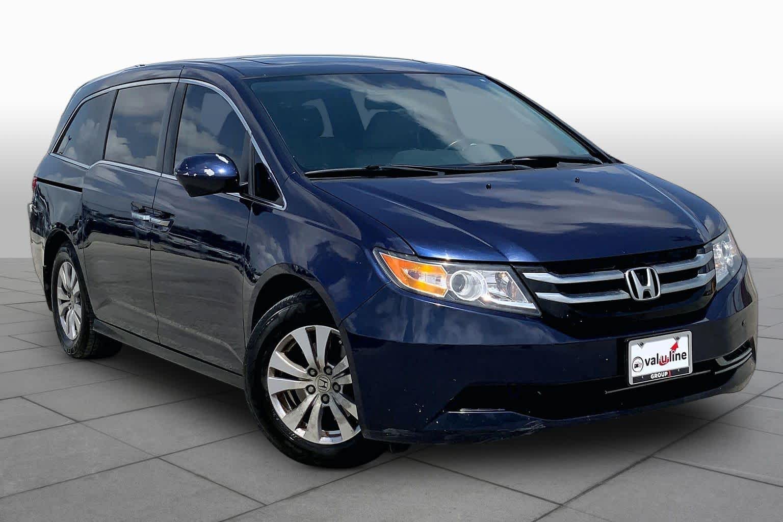 2015 Honda Odyssey EX-L Obsidian Blue Pearl at Group 1 Toyota Southwest