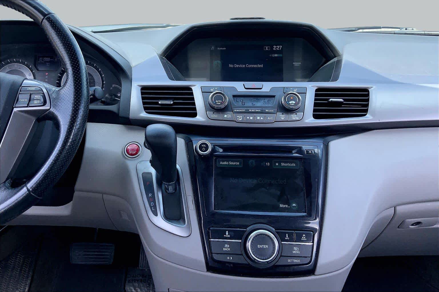 2015 Honda Odyssey EX-L Obsidian Blue Pearl at Group 1 Toyota Southwest