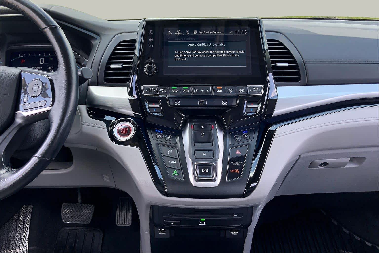 2020 Honda Odyssey Elite Lunar Silver Metallic at Group 1 Toyota Southwest