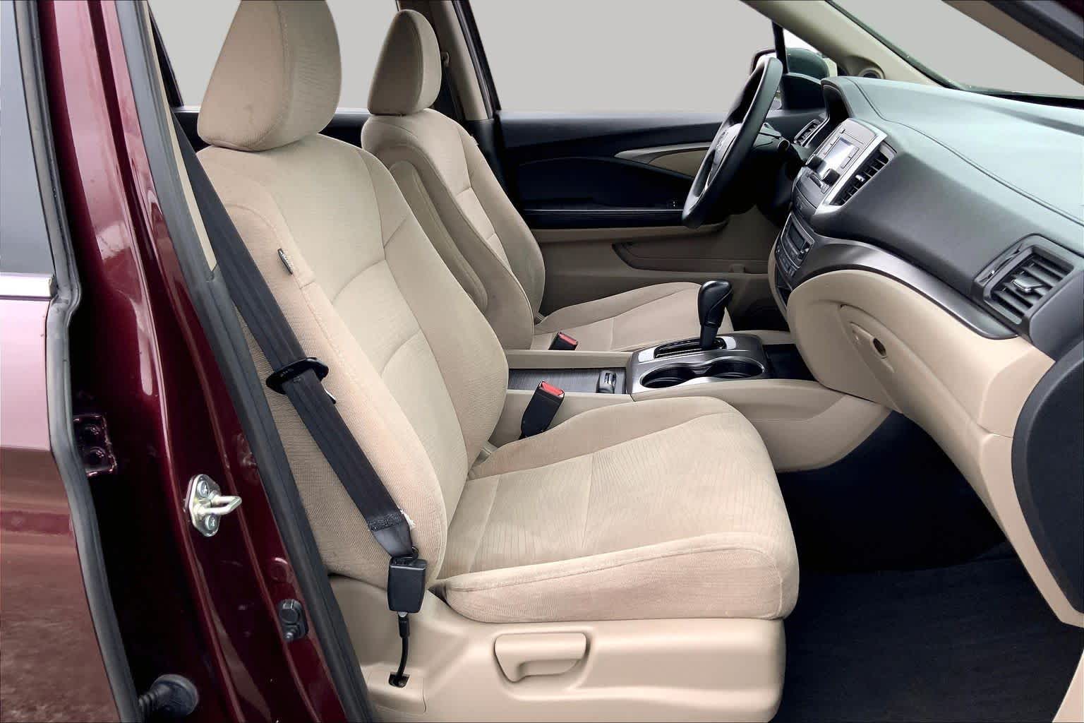 2017 Honda Pilot LX Dark Cherry Pearl at Group 1 GMC Buick South