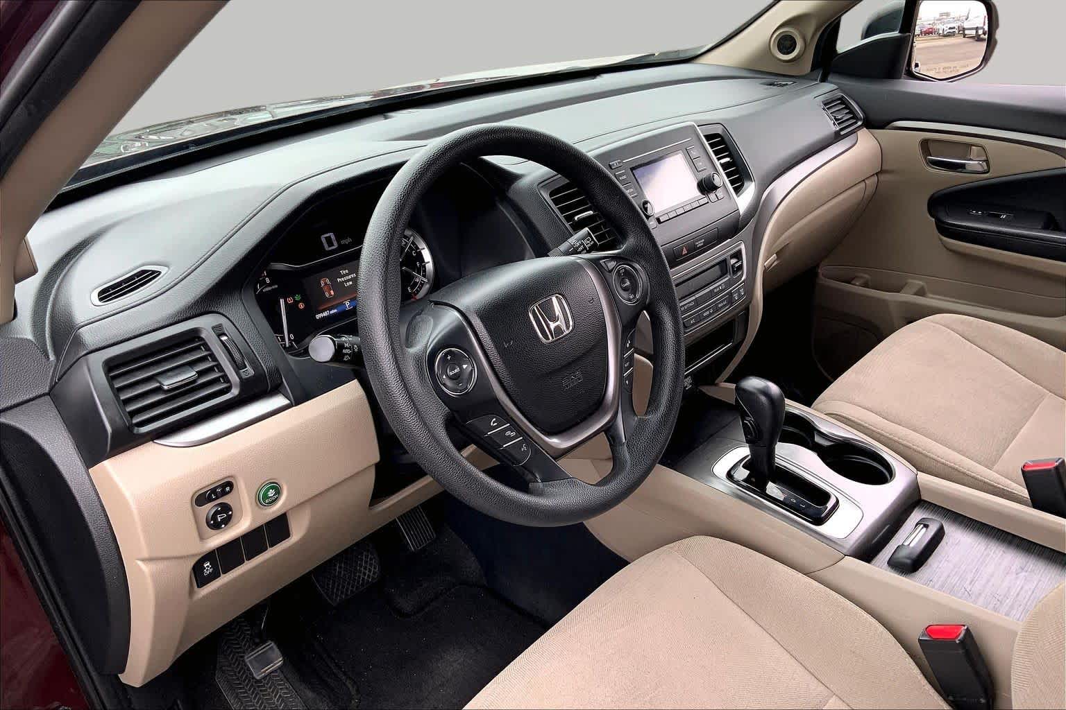 2017 Honda Pilot LX Dark Cherry Pearl at Group 1 GMC Buick South