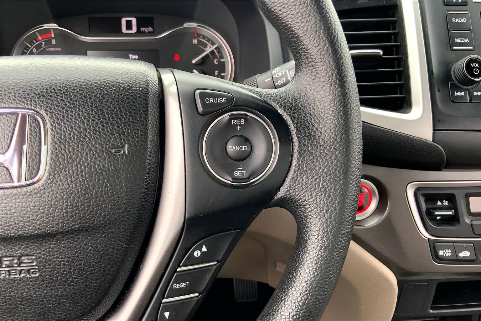 2017 Honda Pilot LX Dark Cherry Pearl at Group 1 GMC Buick South