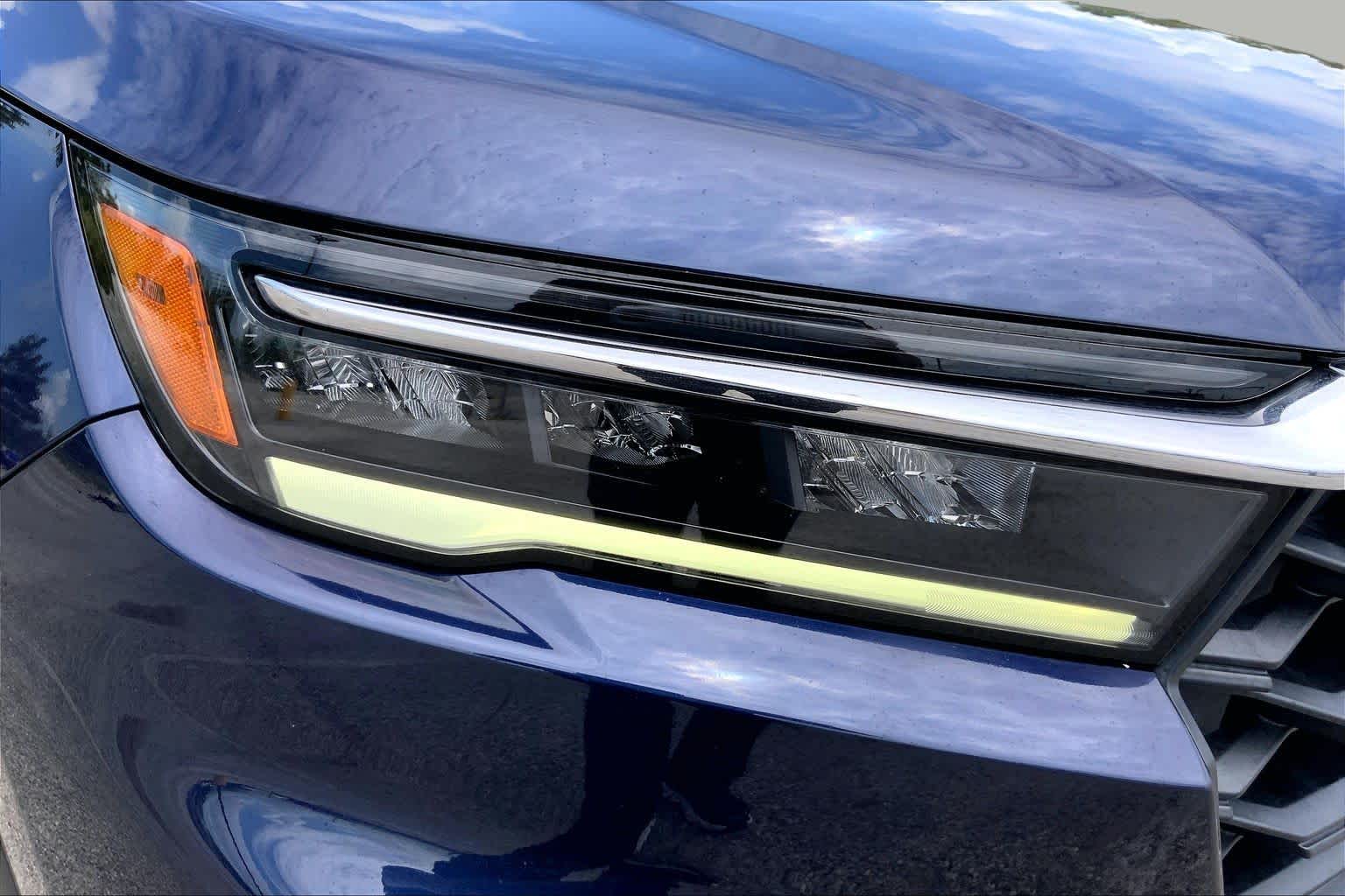 2024 Honda Pilot EX-L 8 Passenger Obsidian Blue Pearl at Tomball Ford