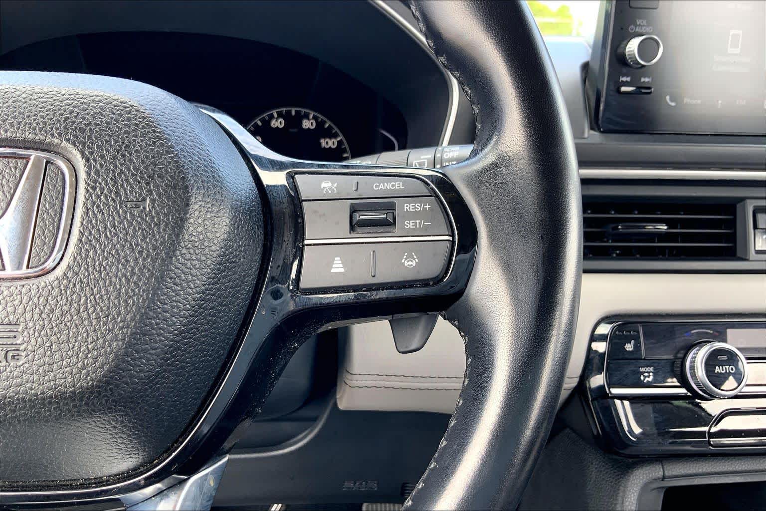 2024 Honda Pilot EX-L 8 Passenger Obsidian Blue Pearl at Tomball Ford