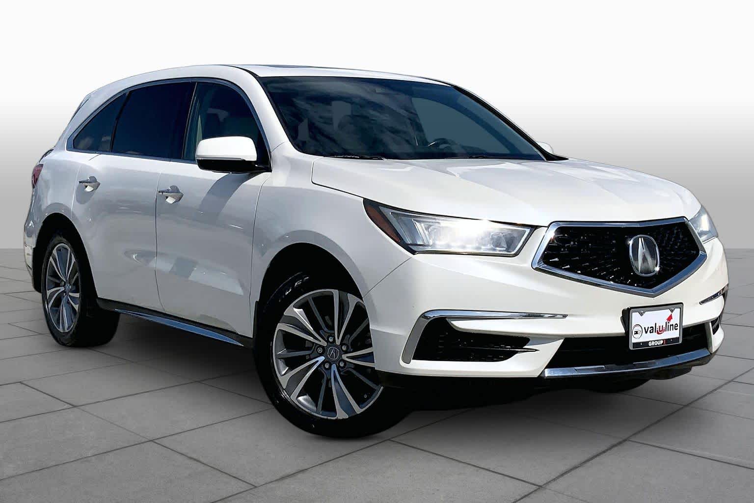 2017 Acura MDX w/Technology Pkg White Diamond Pearl at AutoNation USA Katy