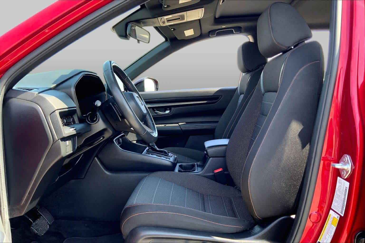 2023 Honda CR-V Hybrid Sport Radiant Red Metallic at Group 1 Toyota Southwest