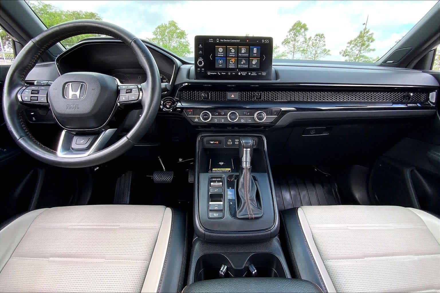 2023 Honda CR-V Hybrid Sport Touring Crystal Black Pearl at AutoNation USA Katy