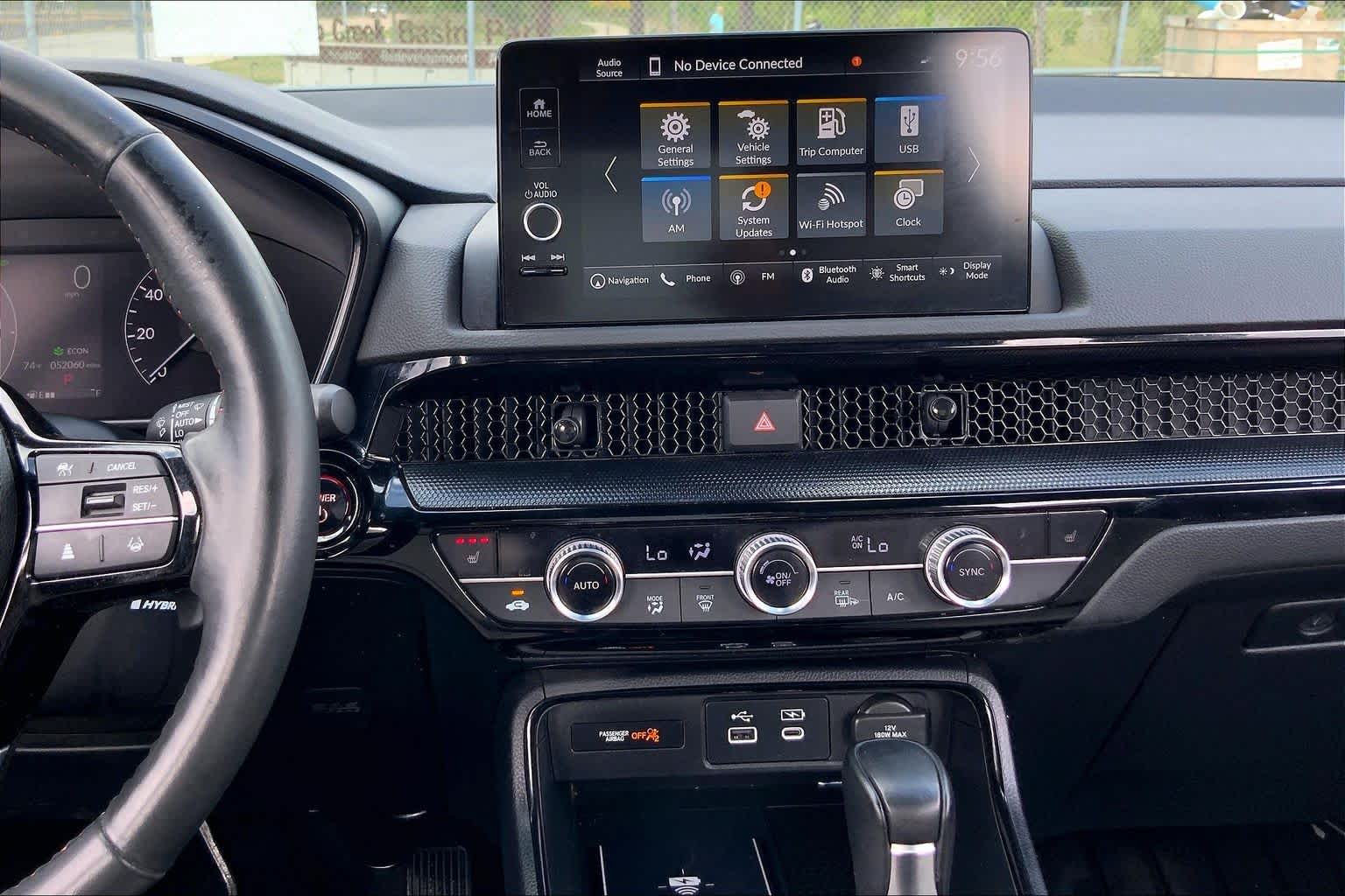2023 Honda CR-V Hybrid Sport Touring Crystal Black Pearl at AutoNation USA Katy