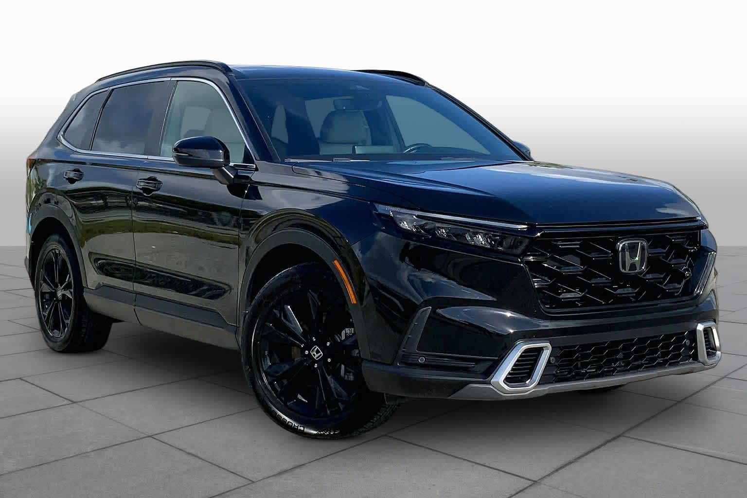 2023 Honda CR-V Hybrid Sport Touring Crystal Black Pearl at AutoNation USA Katy