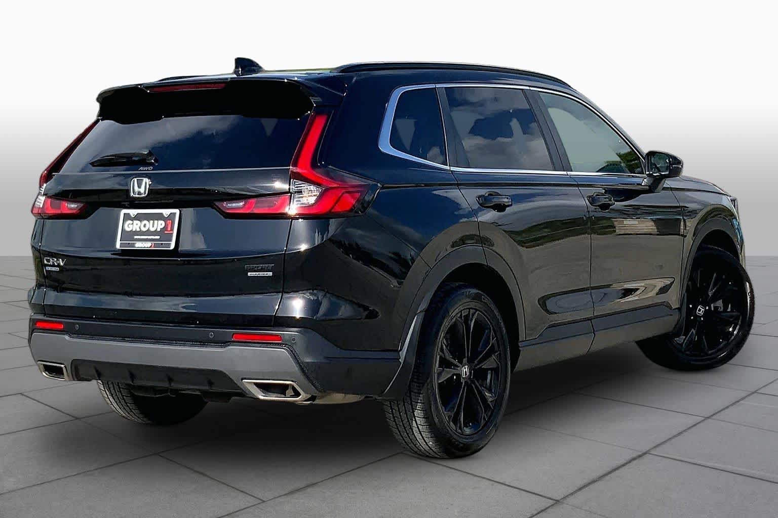 2023 Honda CR-V Hybrid Sport Touring Crystal Black Pearl at AutoNation USA Katy