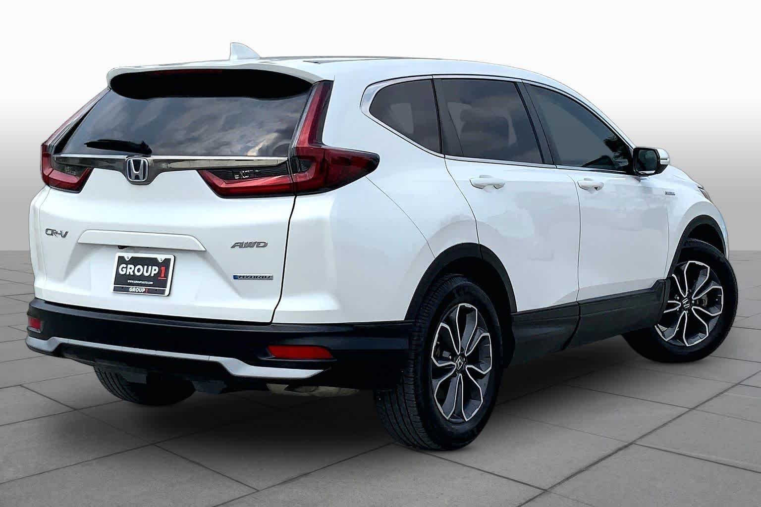 2022 Honda CR-V Hybrid EX-L Platinum White Pearl at AutoNation USA Katy