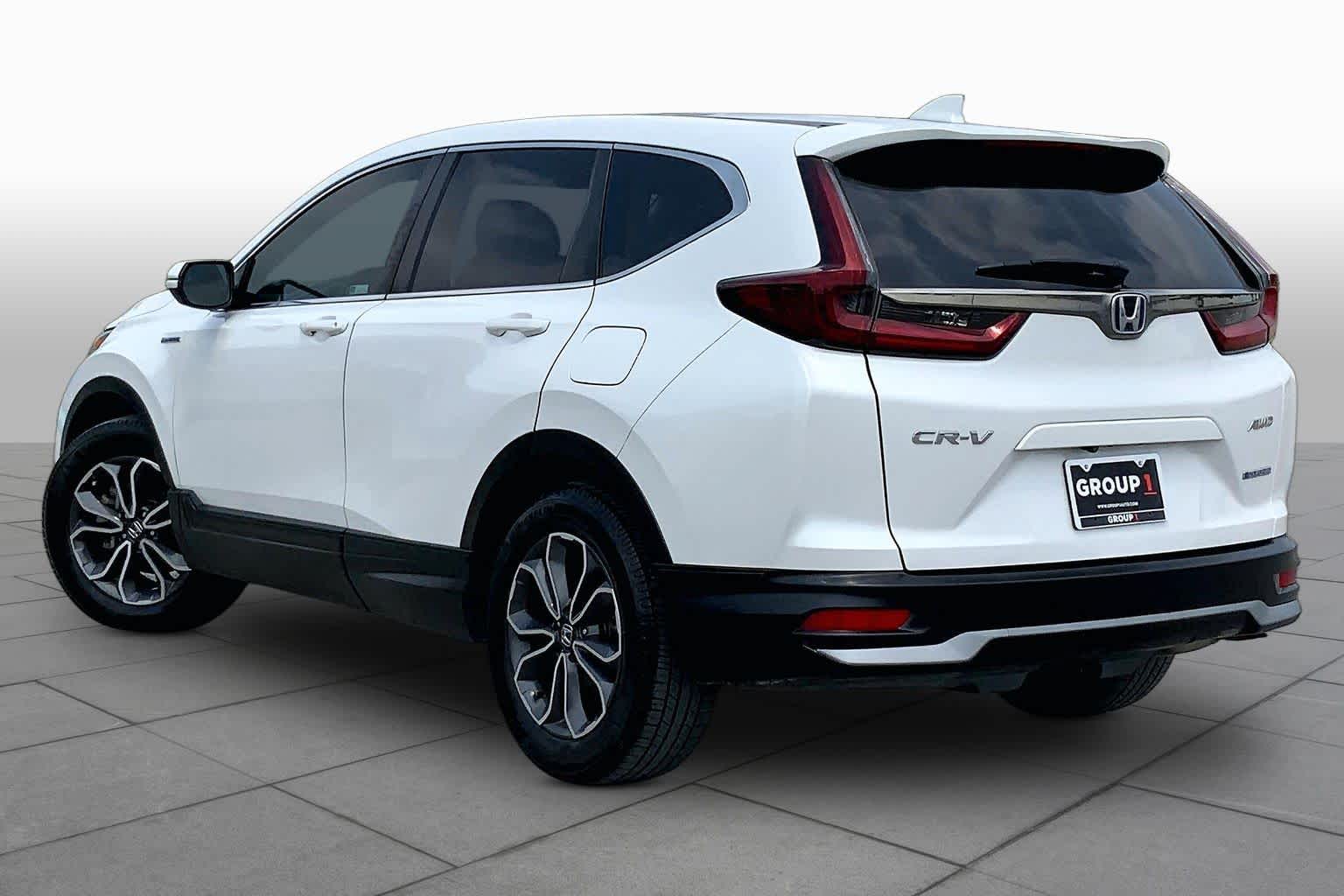 2022 Honda CR-V Hybrid EX-L Platinum White Pearl at AutoNation USA Katy