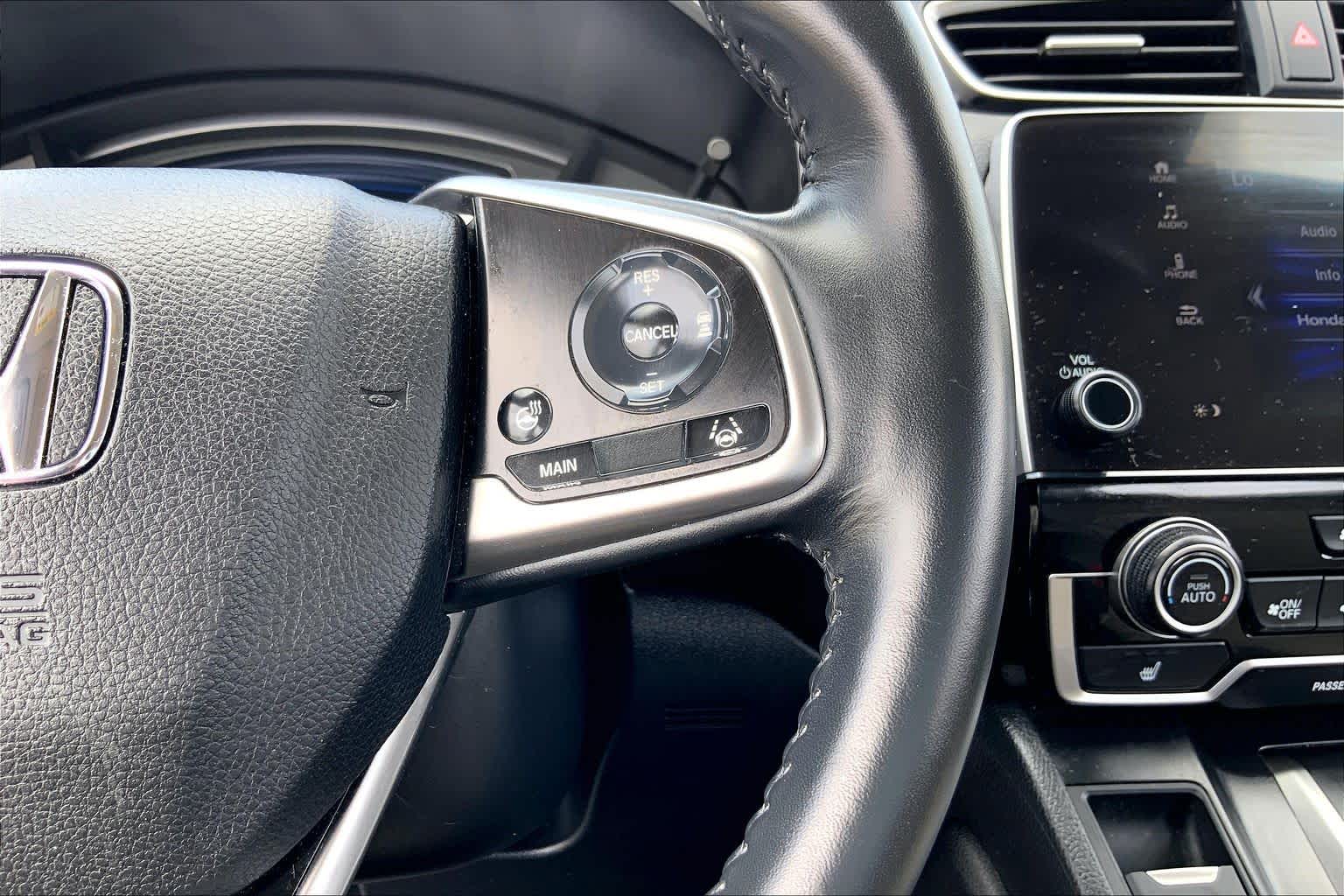 2022 Honda CR-V Hybrid EX-L Platinum White Pearl at AutoNation USA Katy