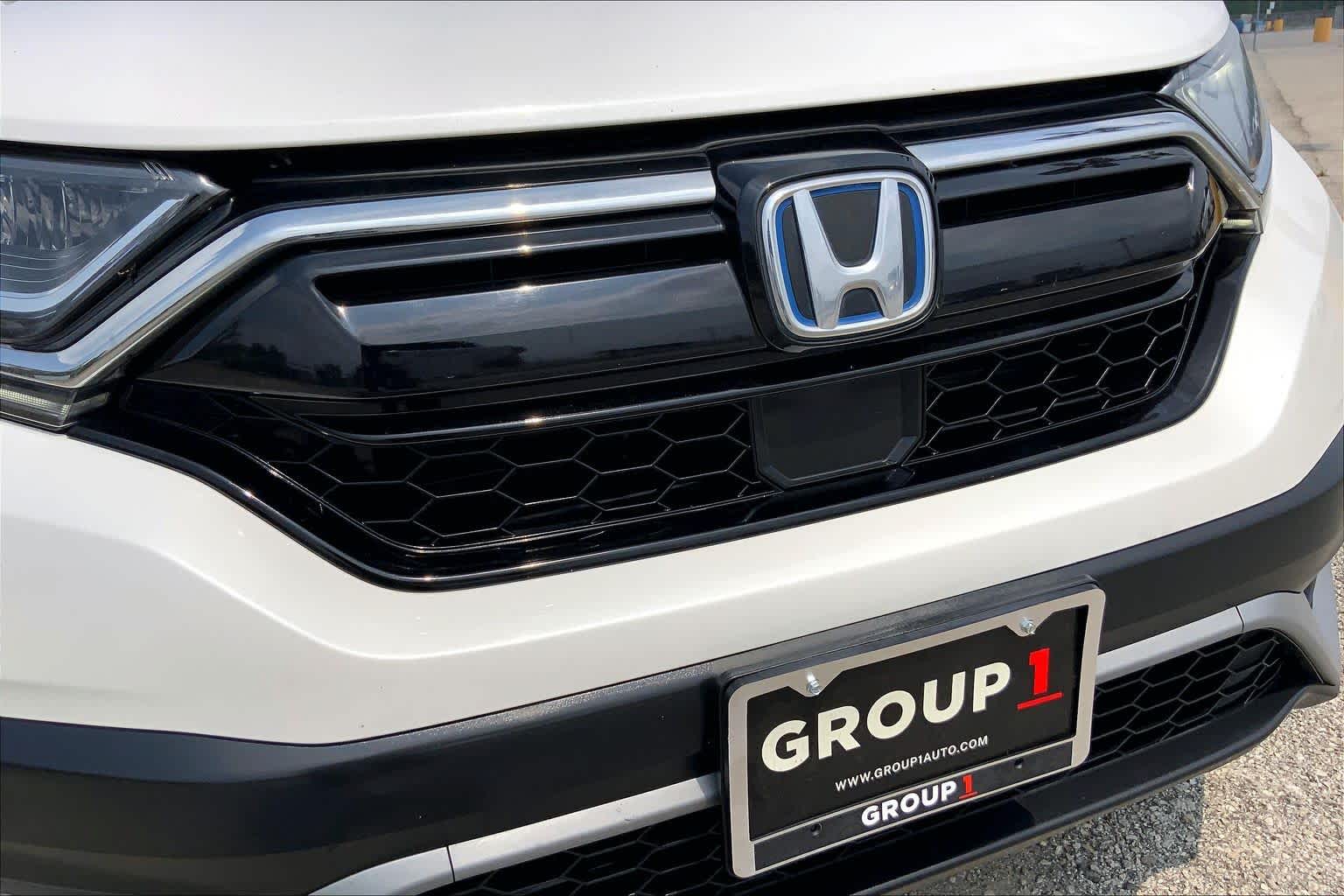 2022 Honda CR-V Hybrid EX-L Platinum White Pearl at AutoNation USA Katy