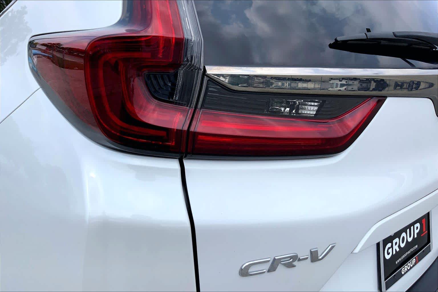 2022 Honda CR-V Hybrid EX-L Platinum White Pearl at AutoNation USA Katy