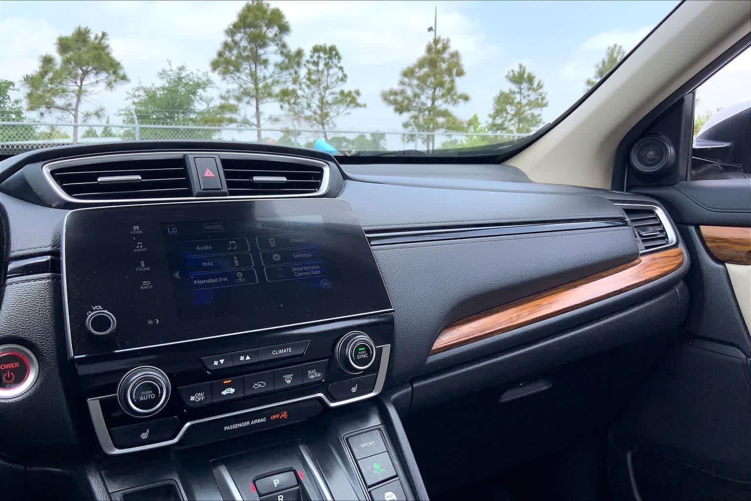 2022 Honda CR-V Hybrid EX-L Platinum White Pearl at AutoNation USA Katy