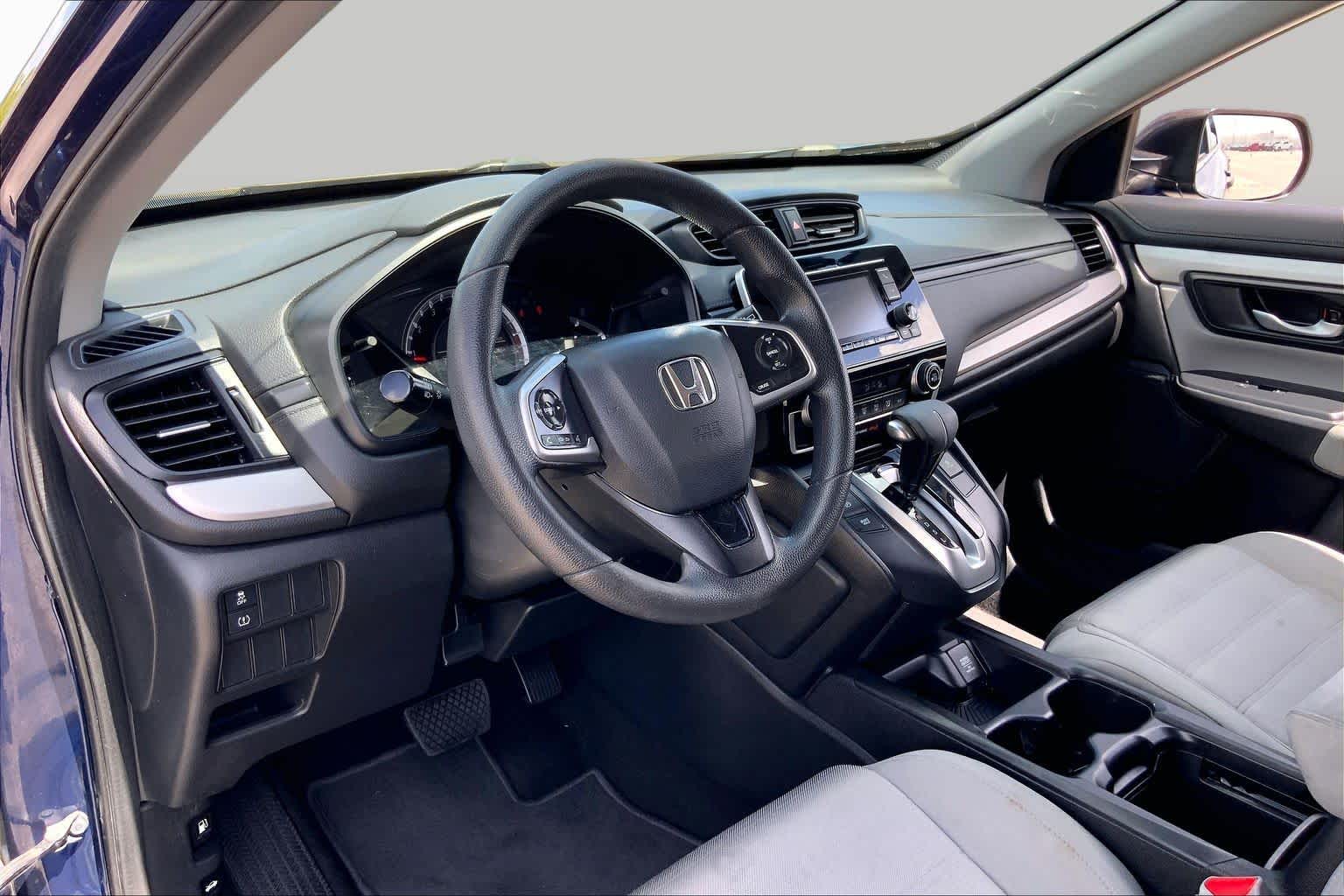 2019 Honda CR-V LX Obsidian Blue Pearl at Friendly Ford Crosby