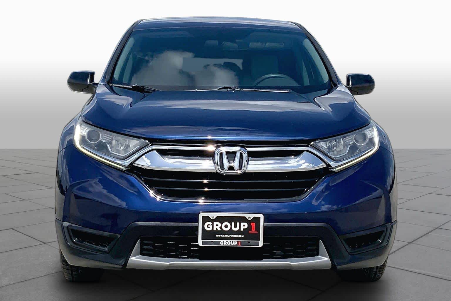 2019 Honda CR-V LX Obsidian Blue Pearl at Friendly Ford Crosby
