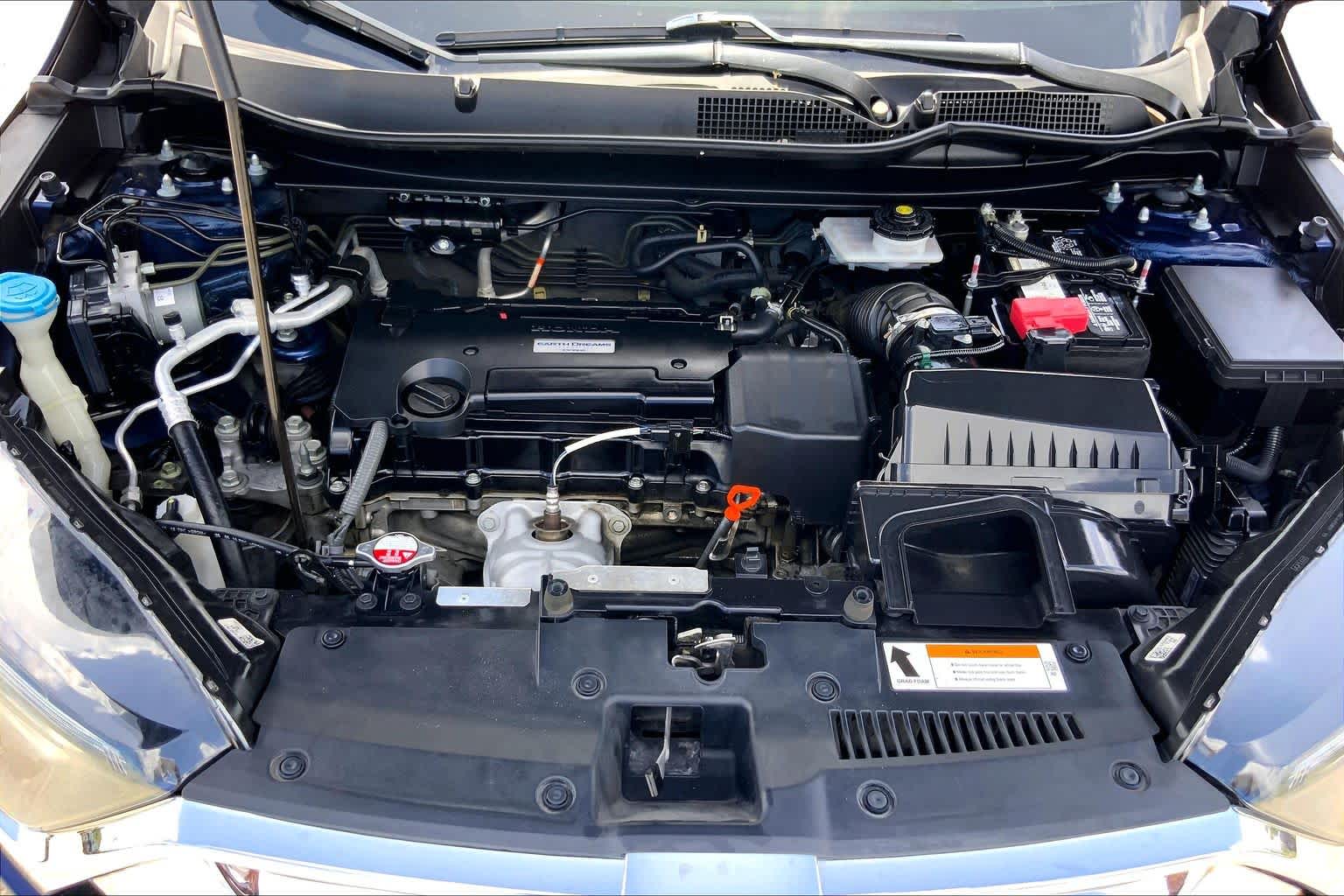 2019 Honda CR-V LX Obsidian Blue Pearl at Friendly Ford Crosby