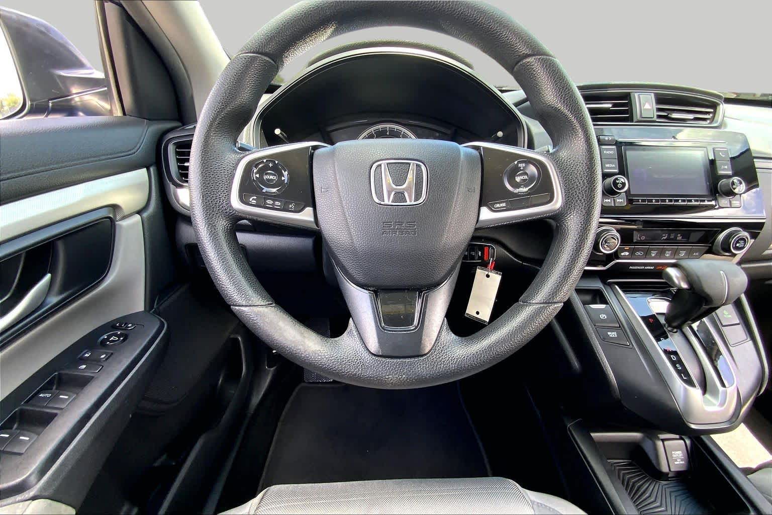 2019 Honda CR-V LX Obsidian Blue Pearl at Friendly Ford Crosby