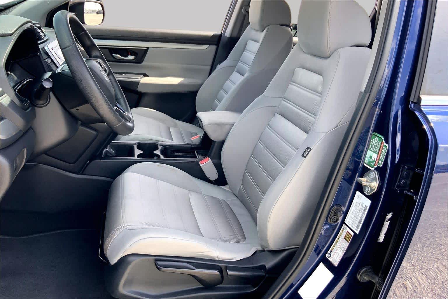 2019 Honda CR-V LX Obsidian Blue Pearl at Friendly Ford Crosby