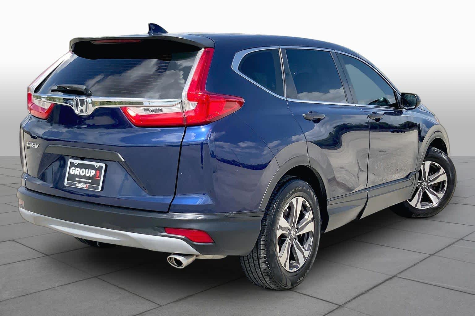 2019 Honda CR-V LX Obsidian Blue Pearl at Friendly Ford Crosby