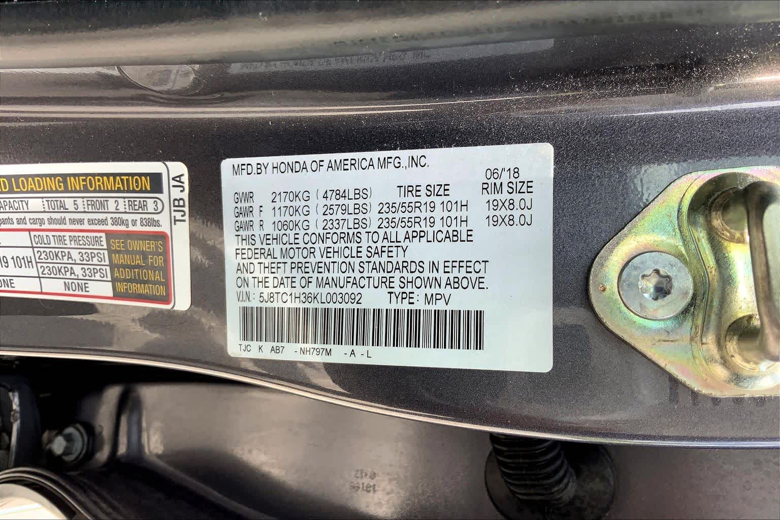 2019 Acura RDX  Modern Steel Metallic at AutoNation USA Katy