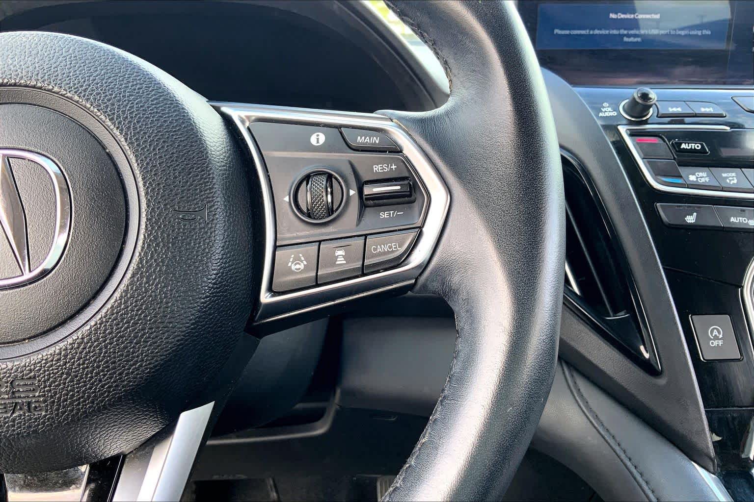 2019 Acura RDX  White Diamond Pearl at Tomball Ford